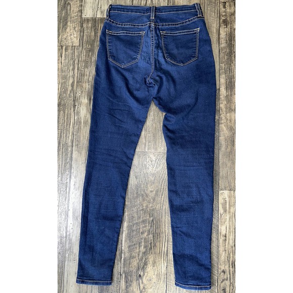 Judy Blue Jeans Womens 3/26 Stretch Denim Slim/skinny Leg Dark Wash - Picture 2 of 7